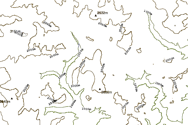 Mountain peaks around Civetta