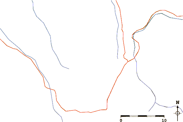 Roads and rivers around Clark Peak (Medicine Bow Mountains)