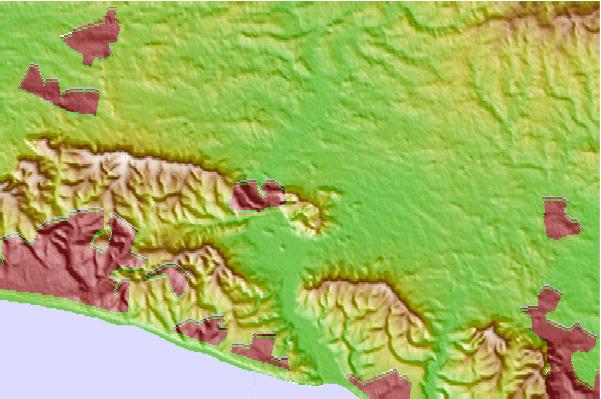 Surf breaks located close to Cliffe Hill