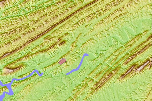 Surf breaks located close to Clinch Mountain