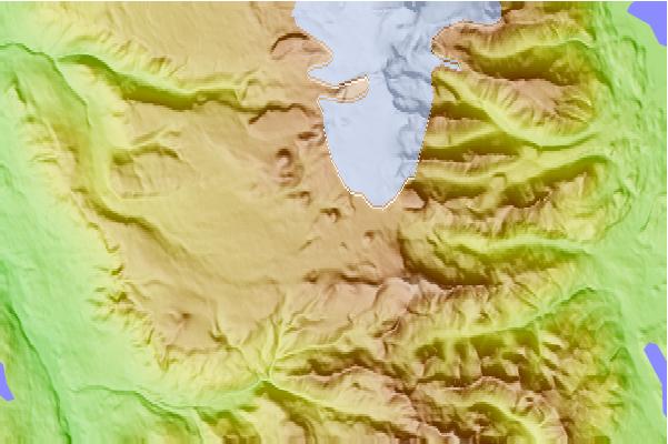 Surf breaks located close to Coffee Crater