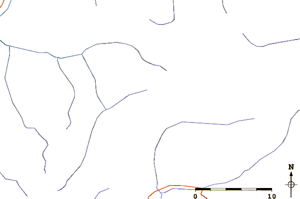 Roads and rivers around Col de la Vanoise