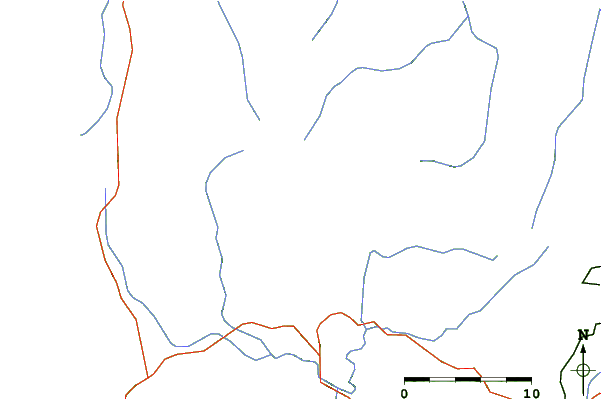 Roads and rivers around Compassberg