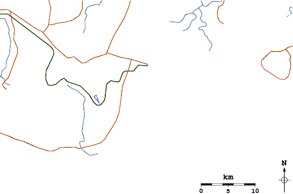 Roads and rivers around Conchagua