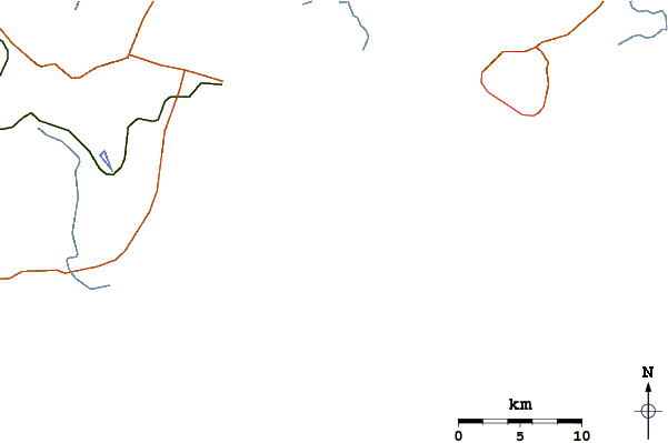 Roads and rivers around Conchagüita