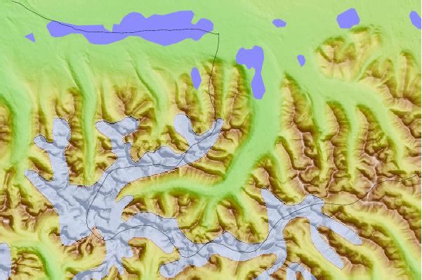 Surf breaks located close to Concord Peak