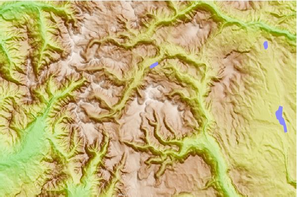 Surf breaks located close to Conejos Peak