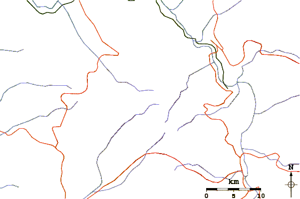 Roads and rivers around Coñocranra