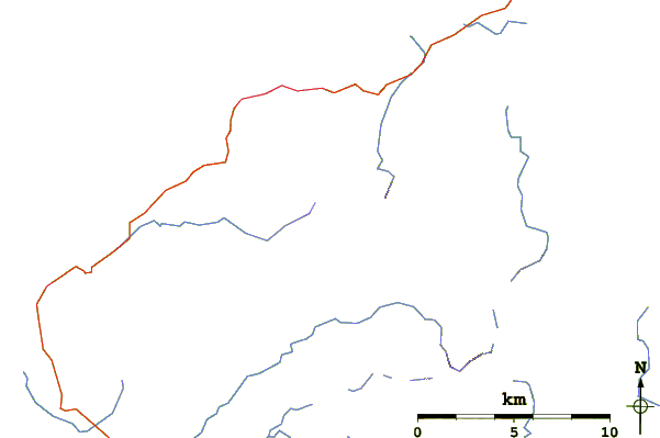 Roads and rivers around Coomacarrea
