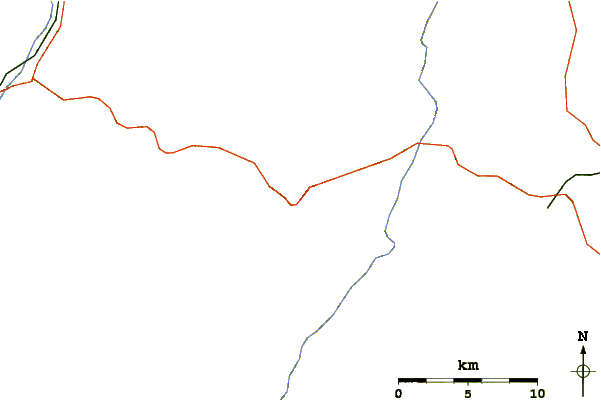 Roads and rivers around Cooper Mountain