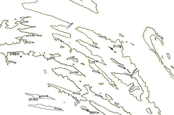 Mountain peaks around Copete De Las Aguilas