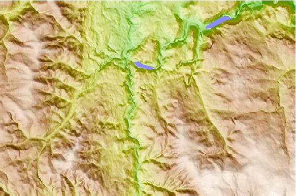 Surf breaks located close to Copper Mountain (British Columbia)