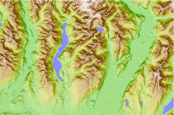 Surf breaks located close to Coquitlam Mountain