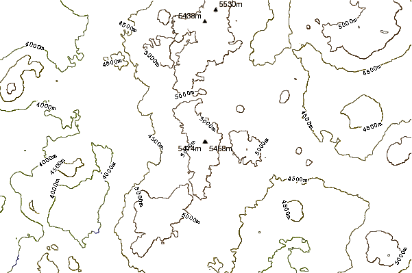 Mountain peaks around Cordon Del Azufre