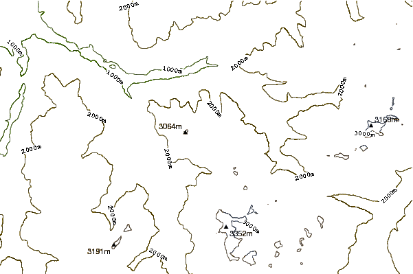 Mountain peaks around Corn da Tinizong