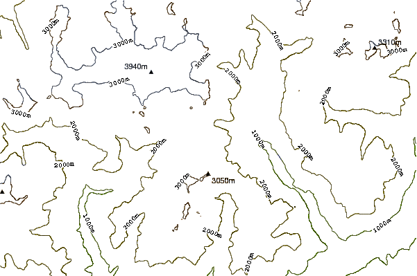 Mountain peaks around Corno Campascio