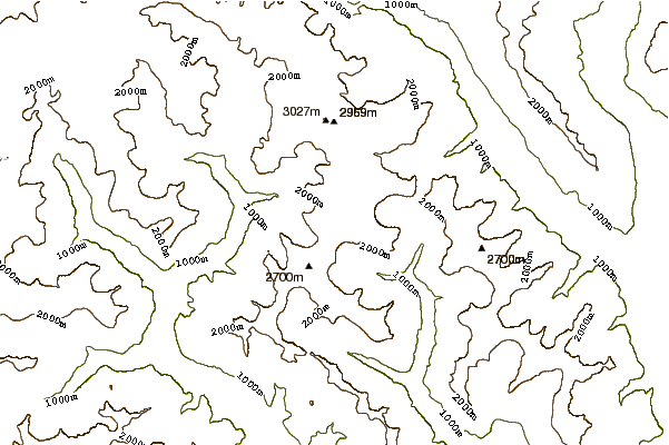 Mountain peaks around Corona di Redorta