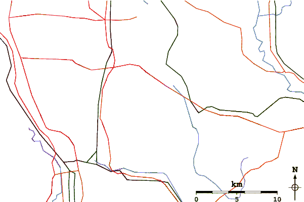 Roads and rivers around Cougar Mountain