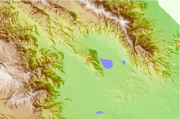 Surf breaks located close to Coyote Mountain (California)