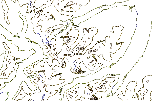 Mountain peaks around Cracker (benchmark)