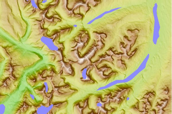 Surf breaks located close to Cracker (benchmark)