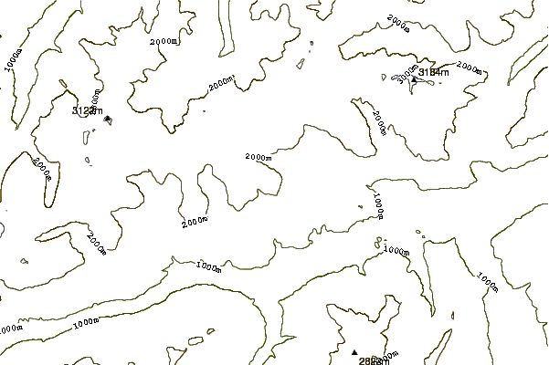 Mountain peaks around Crap Sogn Gion