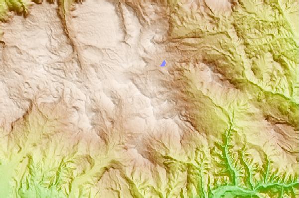 Surf breaks located close to Crater Peak (Colorado)