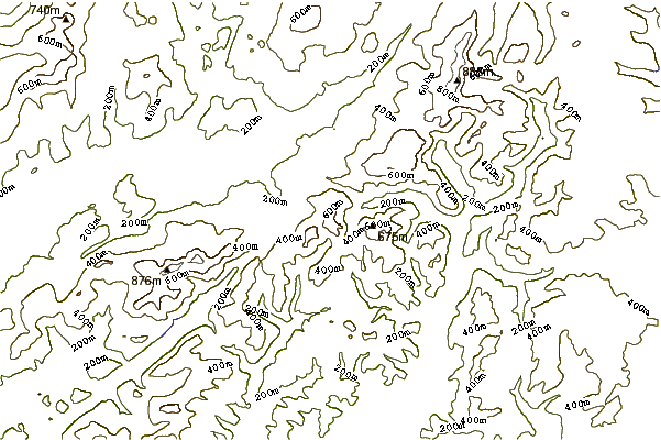 Mountain peaks around Cribin Fawr