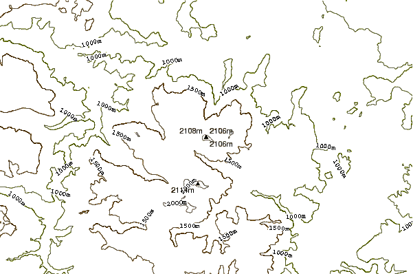 Mountain peaks around Crna Glava