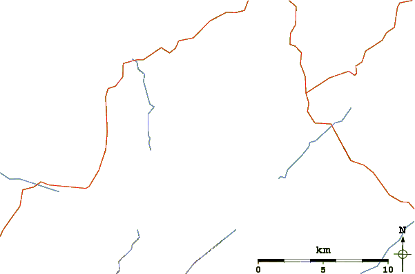 Roads and rivers around Crocknalaragagh