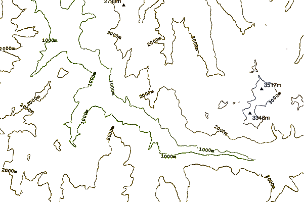 Mountain peaks around Croix des Têtes