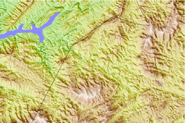 Surf breaks located close to Crossing Knob