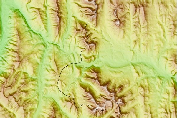 Surf breaks located close to Crowsnest Ridge