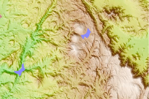 Surf breaks located close to Cuyamaca Peak