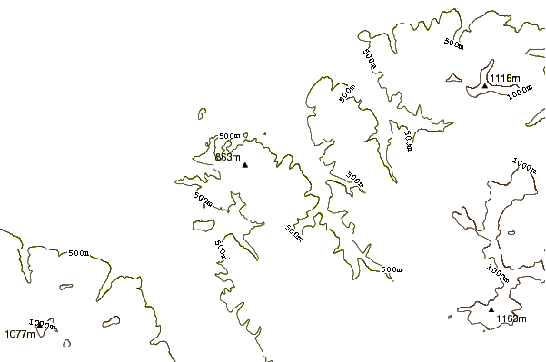 Mountain peaks around Czantoria Wielka