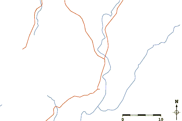 Roads and rivers around Dabie Mountains