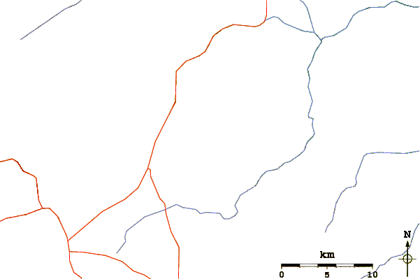 Roads and rivers around Dacht-i-navar Group