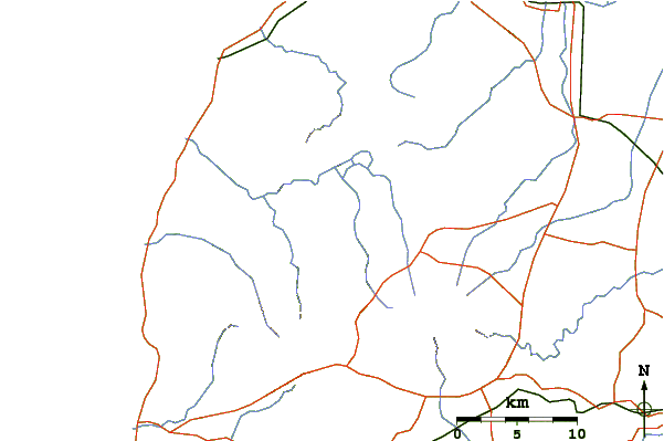 Roads and rivers around Danau Complex