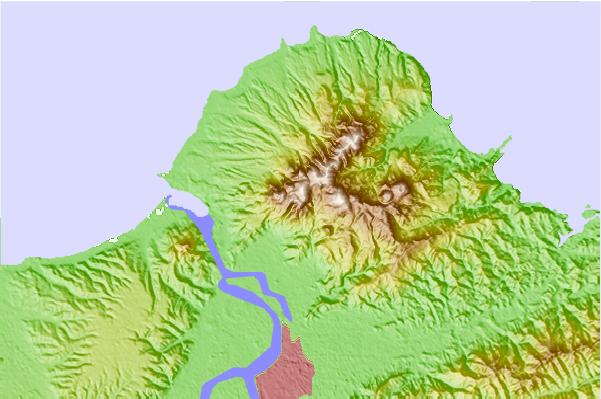 Surf breaks located close to Datun Group