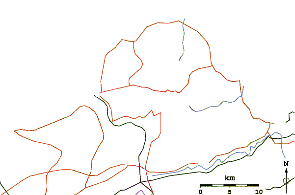 Roads and rivers around Datun Group