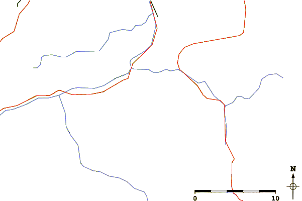 Roads and rivers around Demeljoch