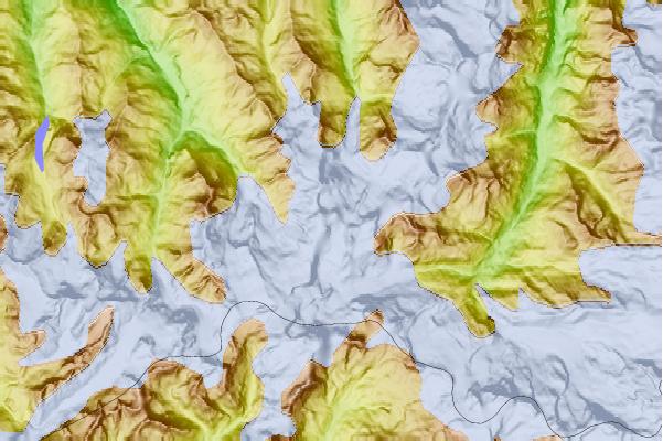 Surf breaks located close to Dent Blanche