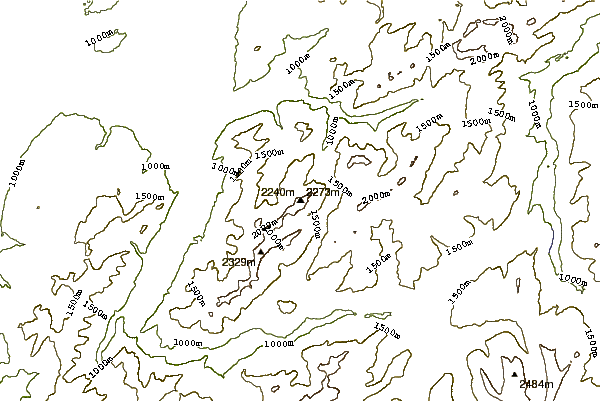 Mountain peaks around Dent de Brenleire