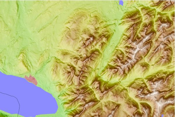 Surf breaks located close to Dent de Lys