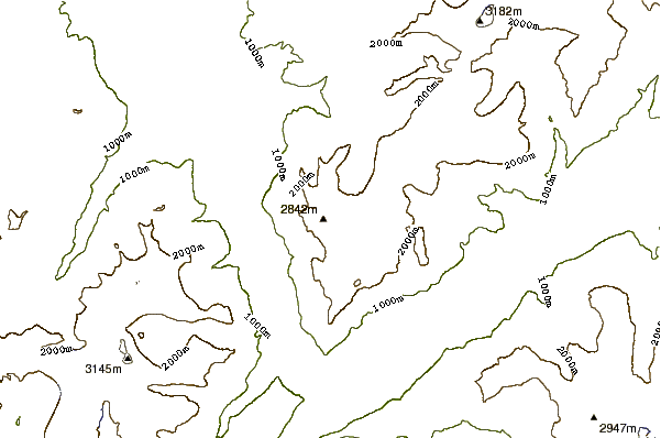 Mountain peaks around Dent de Morcles