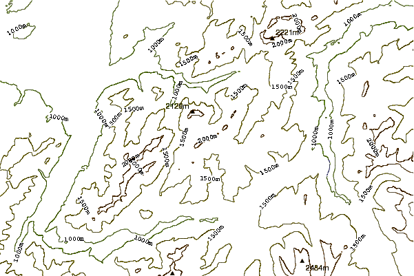 Mountain peaks around Dent de Ruth