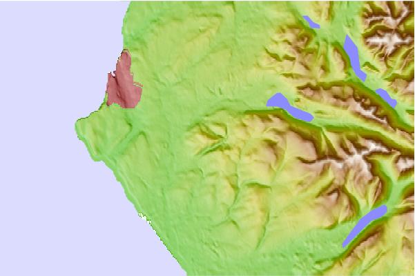 Surf breaks located close to Dent (fell)