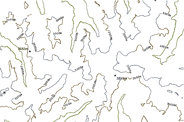 Mountain peaks around Dents de Bertol