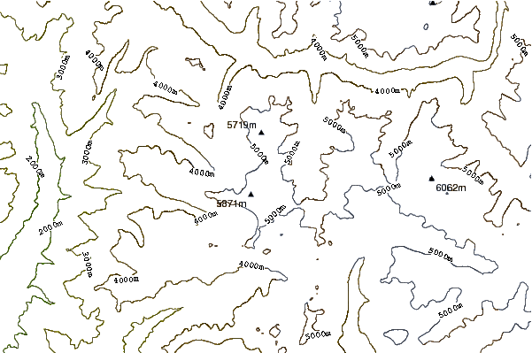 Mountain peaks around Deo Tibba