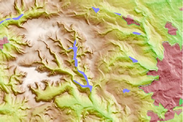 Surf breaks located close to Derwent Edge